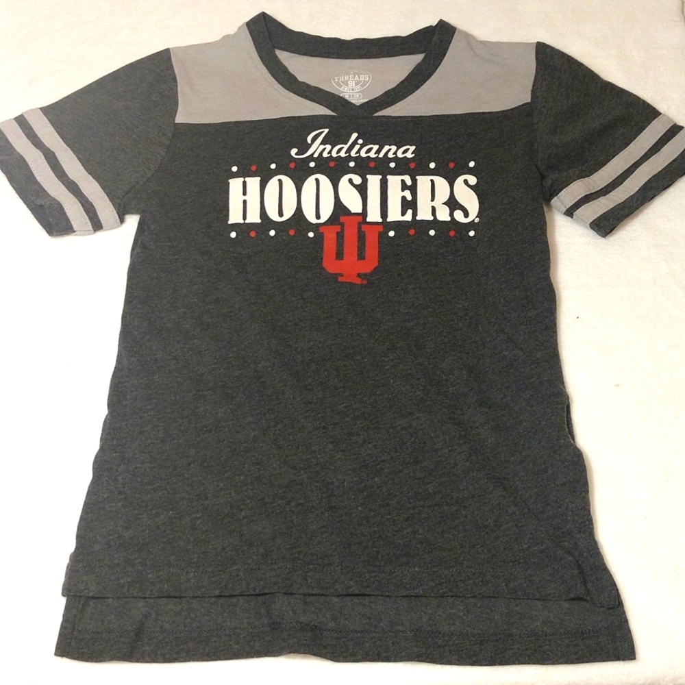 🌼3 for $15 sale !🌼Girls Indiana Hoosiers Heather grey tshirt